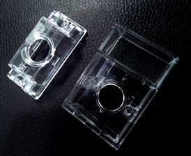 Transparent housing set
